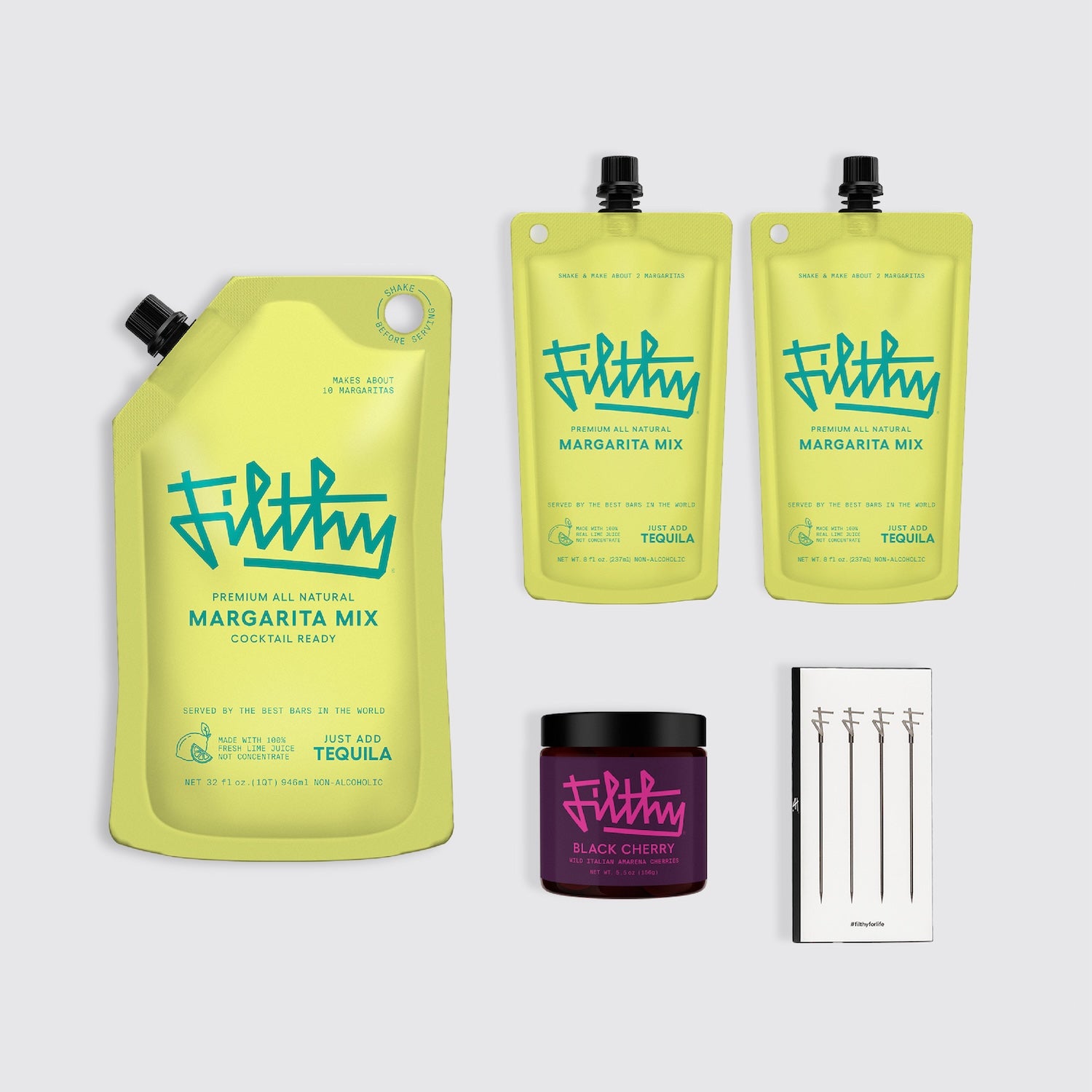 DJ Marty sneak MIX 6枚セット Black Cherry Margarita Kit | FILTHY® Premium Mixers & Garnishes